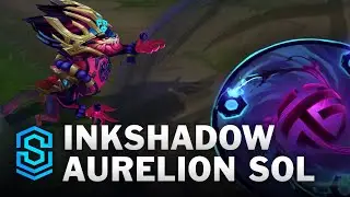 Inkshadow Aurelion Sol Skin Spotlight - Pre-Release - PBE Preview - League of Legends