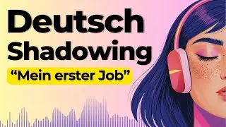 German Job Interview Basics | Shadowing German Speaking Practice