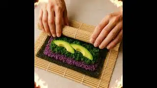 Raw Spicy Sweet Potato &ldquo;Tuna&rdquo; Sushi (Purple &ldquo;Rice&rdquo;)