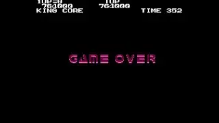 Alien Syndrome - Continue and Game Over Screen