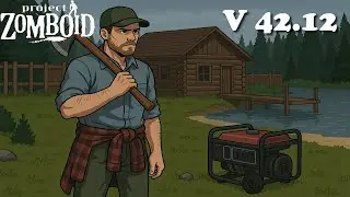 Building Our Lake Cabin Safehouse- Project Zomboid 42.12