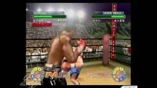 Knockout Kings 2003 GameCube Gameplay - Sugar slips one by