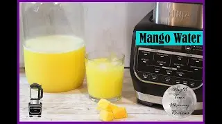 Mango Water - Agua de Mango &ndash; Agua Fresca | NINJA FOODI BLENDER RECIPE
