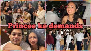 Full family dinner night | Swati dii&rsquo;s birthday celebration | Princee ke birthday demands shuru
