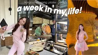 A WEEK IN MY LIFE ✧˖°. ~ hangout with friends!👩‍❤️‍👩 shopping🛍️ groceries shopping & pilates 🧘🏻‍♀️💗
