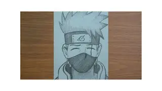 How to draw Kakashi Hatake || Easy anime drawing ideas for beginners