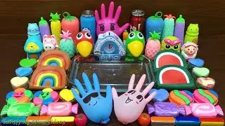 Mixing Random Things into CLEAR Slime | Slime Smoothie | Satisfying Slime Videos 1833