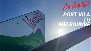 Port Vila - Melbourne  Air Vanuatu