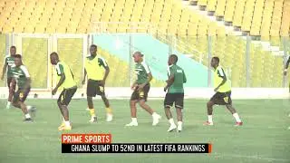 GHANA DROP TO 52ND IN LATEST FIFA RANKING