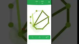1LINE one-stroke puzzle game. Level 1. Stage 30. 1-30.