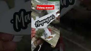 potong akrilik manual #shorts #acrylic