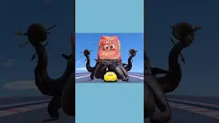 Epic Escape From The Lightning McQueen Octopus Kraken Eater, Coffin Dance Song Cover #shorts #short