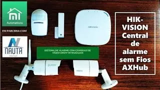 Hikvision AxHub Central de alarme/intrusão com integração de câmeras ONVIF - MiAutomations
