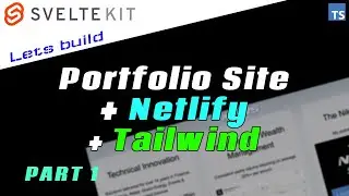 I rebuilt my portfolio site in Sveltekit with Tailwind