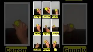 All Variations Of Spin #cricket #cricketshorts #shorts