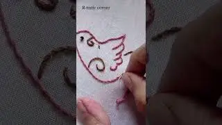 🕊️ Simple Dove Hand Embroidery | Easy Outline Stitch for Beginners | DIY Hoop Art ll tutorial llyt