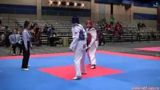 Yun Wen Huang (TPE) - Lychagina Alexandra (RUS) Seniors Female - 53 kg 1/2 Final