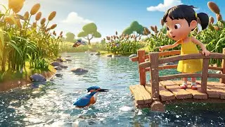 Five Little Cranes Dance Dance Dance 🐦 | Nursery Rhymes for Kids & Baby Songs