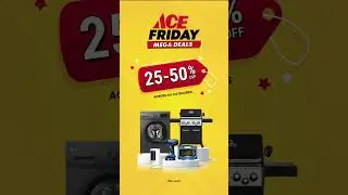 ACE Friday Mega Deals | Up to 50% OFF Outdoor Furniture, Appliances & More!