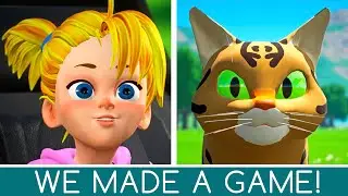WE MADE A GAME! | Stuck Together Official Indie Game Trailer feat. The Mean Kitty