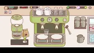 Jogando Good Coffee Great Coffee, da @Tapblaze 