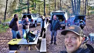 Two Nights In The Wisconsin Northwoods - I Ate Squirrel (Truck Camping)