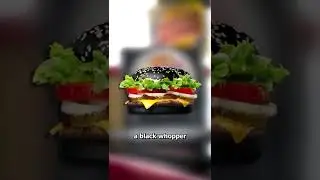 Черный гамбургер, из-за которого наши какашки стали зелеными 😱 (Burger King)