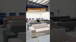 In one small vacuum package Compressed sofa couch #sofa #designersofa #homedecor #sofafurniture