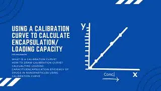 Calculating the Encapsulation Efficiency of a drug in nanoparticles using a calibration curve