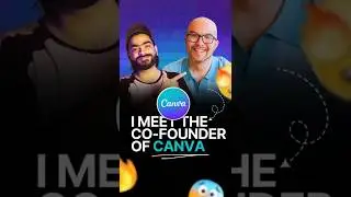 ✨ Я встретился с соучредителем Canva &mdash; такой вдохновляющий момент! 💫