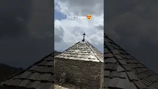 360 view from Raghupur Fort📍      #himachal #travel #jibhi #raghupurfort  #youtubeshorts #trending