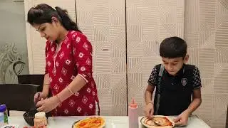 Rehan and mom's pizza competition part 1