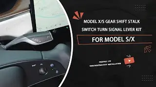 Tesla Gear Shift Stalk Switch Turn Signal Lever Kit For Model X/S