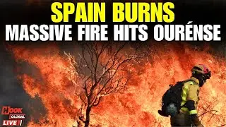Spain Wildfires 2025 Live: Massive Wildfire Rages in Galicia | Ourense Fires | Emergency Evacuations