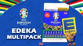 TOPPS UEFA Euro 2024 Stickerkollektion - EDEKA MULTIPACK