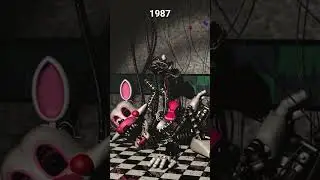FNAF Toy Foxy (Mangle) over the years