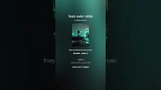 Static under rubble #rap #hiphop #newrap #newhiphop #music #newmusic #aimusic #aighosttracks
