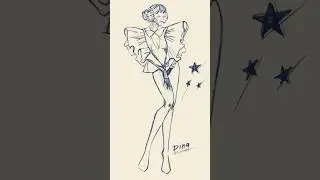 Fashion illustration | Digital drawing process  #illustration #art