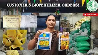 CUSTOMER'S BIOFERTILIZER ORDERS!!#manidharma #orders 