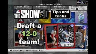 How To Draft A 12-0 Team! - MLB 20 Tips and Tricks