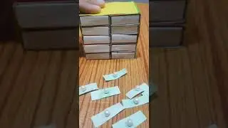 Empty matchbox craft idea