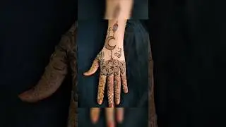 chand mehendi design#eid#mehndi  #ramadan#henna#ytshorts#shorts #trending#latest#moon designs mehndi