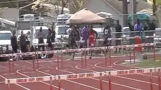 overhills high track kenneth mccoy 300 hurtles 6th meet (invitationals)