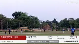 United Eleven vs The Spartans Squad Live Cricket Match | BT Cup T20 White Edition1 24-25 Live - TARA