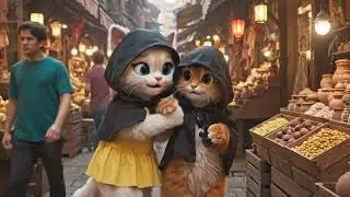 Ai Cat Story A tense confrontation and escape between a mother cat and her kittens. The Awakening