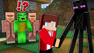 JJ Became Friends with an Enderman?! - Maizen