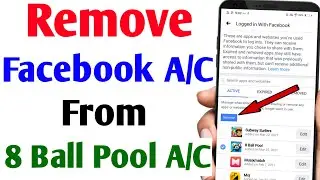 how to remove facebook from 8 ball pool account | how to unlink 8 ball pool account from facebook