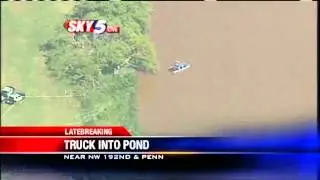 Man Suffers Medical Condition, Drives Truck Into Pond