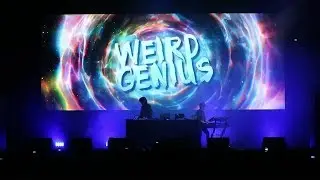 VJing for WEIRD GENIUS at ON OFF FESTIVAL 2018