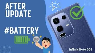 Infinix Note 50S 5G+⚡️After update battery is improvement ⚡️Next update leaks